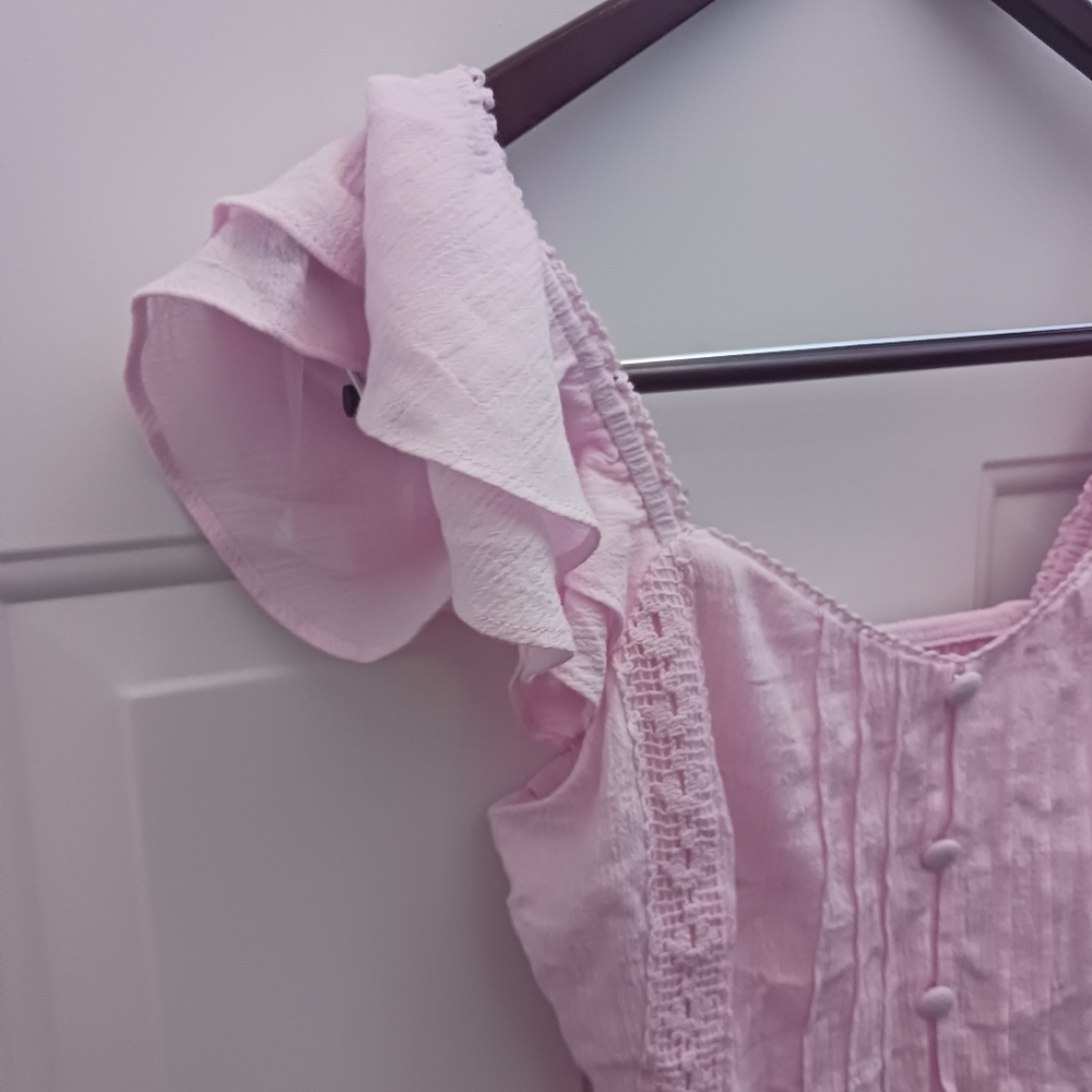 Pink Ruffled Shirt - Picture 5 of 9